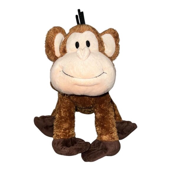 Commonwealth Stuffed Plush Brown Monkey 2007 Toy EUC - Picture 1 of 7